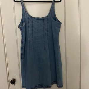 Denim Jumper Dress